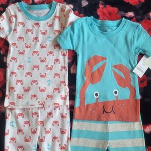 NEW Carter's 18M Set of 4 - Tee Shirts and Shorts